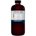 Todellinen kolloidinen kulta 200 ppm - 99,99+% Puhtaus - 500 ml (16,9 Fl Oz) kirkkaassa BPA-vapaassa muovipullossa - valmistettu Yhdysvalloissa