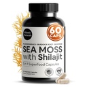 Atlantic Naturals Sea Moss and Shilajit Capsules ... 5-in-1 Seamoss Shilajit Combo Blackderwrack, Burdock Root & Black Pepper ...
