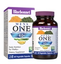 Bluebonnet Ravitsemus Miesten ONE 40+ Koko ruoka sisältää useita, miehet Multivitamiini miehille 40+, soijaton, ei-GMO, gluteeniton, Kosher, 60 kasvikapselit, 60 tarjoilua