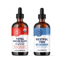 Vimergy Nighttime Fortifier Kit* - 2500 mikrog Sinkkiä, 5000 mikrog melatoniinia, 130 mg Mullein Extract, 70 mg Thyme Extract. Korjaukset, jälleenrakentaa ja uudistaa Immuunisoluja unen aikana. Vegaani, gluteeniton, Kosher