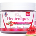Zero Sokeri - Watermelon Candy Electrolytes Powder - Virkistävä nesteytys - Kofeiinitonta energiaa kaikki luonnolliset ainesosat - Vegaani, Keto ja Paleo - Sokerittomia Electrolyyttejä Drink Mix - 30 tarjoilua