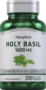 Piping Rock Holy Basil Capsules ... 1600 mg ... 200 pilleriä...