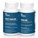 Tobias Ruoansulatuskanavan Kickstarter Bundle Colon 14 Day Cleanse & Deep Immunobiootit & Prebiootit