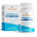 Probiootit naisille ja miehille, 500 miljardia PMY, 22 kanta + Organic Prebiootit, Päivittäiset probiootit digestiivinen, immuuni, & Gut Health - 90 kapselia