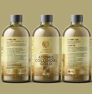 Golden - Pure Atomic Colloid Gold Solution for Enhanceing Wellbeing and Mental Clarity - Premium Ionic Supplement for Natural Health