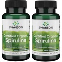 Swanson Certified Organic Spirulina 500 mg 180 Tabs (2 pakkaus)