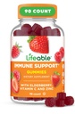 Elävä Immuuni tuki Gummies aikuisten Elderberry C-vitamiinia ja sinkkiä 