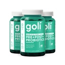 Goli Nutritional Supplement, Pre+Post+Probiootit Gummy - 180 Count - Maailman ensimmäinen 3-in-1 Gluteeniton, Vegan, ei-GMO, ja Liivate-vapaa.