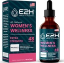 E2H Kaikki luonnolliset naisten hyvinvointi, Hormonitasapaino ja PMS Relief kanssa Black Cohosh, Dong Quai ja Licorice Root kuuma Flash Relief - 2 Fl Oz