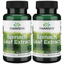 Swanson Pindate Leaf Extract - kasviperäisten täydentää edistää yleistä terveyttä - Green Foods Formula w/Benetic Thylakoids & klorofylli - (60 kasviskapselit, 650 mg Each) (2 pakkaus)