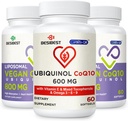 CoQ10 600mg 1PCS Bundle 800 mg Liposomal CoQ10 Ubikinoli täydentää 2PCS