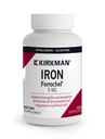 Kirkman - Iron Ferrochel 5mg - 120 kapselia - Aids Hemoglobiini & Myoglobin tuotanto - Tukee Red Blood Cells Formation - Hypoallergenic