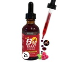 Bricker Labs B-12 Blast Liquid B12 ja Folic Acid Supplement, Tuki energiantuotanto, Suuri Maku Liquid B12 Ravintolisä luonnollinen vadelma maku, 2 fl oz pullo