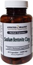 Ruoka Gradus Natrium Bentonite Clay Powder Capsules (1000 mg) 60 Count by Addicted 2 Healthy