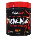 Insane Labz Insane Amino Hellboy Edition, BCAA Energy Focus Muscle Recovery, Intra Treout Powder, 2 1 1 haaraketju Aminohappojauhe, 30 Srvgs, sitruunamehu