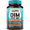 DIM-lisäaine naisille ja miehille, esterogeeninen aineenvaihdunta, hormonitasapaino & menopaussit tuki, DIM 300 mg mustapippuriuute, suuri imeytyminen, 90 kapselia