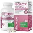 Bronson Women's Probiootti 50 miljardia PMY + Prebiootti karpalon ja D-Mannoosin kanssa