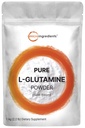 L Glutamiini Powder Gut Health, 1Kg, 100% Pure, Free Form - Ei makua - Vegaani Friendly, Ei lisäaineita, tukee lihasten Recovery, Post Treenout