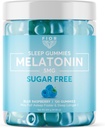 FIOR Melatoniini Gummies (Sokeriton sininen vadelma, 120)