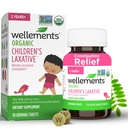 Wellements Organic Children's Laxatives for Ummetus (50 purutablettia) 