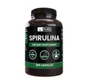 Puhdasta alkuperäisiä ainesosia Spirulina (365 kapselia) Ei magnesiumia tai riisiä täyteaineita, aina puhdasta, Lab varmistettu