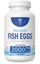 Wild Caught Fish Egg 2 000mg - Omega 3 täydennysosa silmän, aivojen terveys, tukee immuniteetin, luut ja hampaat, Mielialatuki Omega 3-6-9 Fish Egg Kapselit
