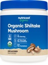 Nutricost Organic Shiitake Mushroom Powder 8oz - 100% Organic Certified, Gluteeniton, ei-GMO