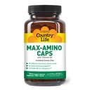 Country Life Maxi-Amino 16 ilmainen muoto Aminohapot, 180 kasvissyöjä kapselit, Certified Gluten Free, Certified kasvissyöjä