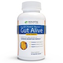 Gut Alive - Kaikki luonnollinen tuki torjumaan IBS, närästys, happo ruoansulatushäiriöt, happo refluksi, turvotus ja kaasu. Ainutlaatuinen Formulation (60 Count (Pack of 1))