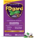 FDgard Gut Health Supplement, ruoansulatushäiriöt, pahoinvointi ja turvotus, vatsavaivat, 36 kapselia