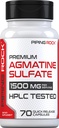 Piping Rock Agmatine Sulfate kapselit ... 1500 mg... 70 pillerit... Premium Grade Supplement...