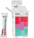 Calm Drink Mix - Rentoutumisapuaine magnesiumilla, Ashwagandhalla, L-Theaniinilla, & D-vitamiinilla - tukee kortisolin sääntelyä ja mielialaa miehille ja naisille - vesimelonin sitruunan maku 14 tikkua