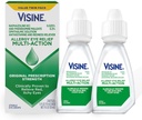 Visine Allergy Eye Relief Multi-Action Antihistamiini & Redness Reliever Eye Drops Feniramiini Maleaatti & Naphatsoliini HCl, Eye Drop hoito punainen, kutina, Allergia Silmät, 0,5 fl. oz, 2 pakkaus