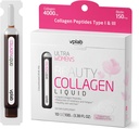 VPLab Ultra Women's Beauty Liquid Collagen - Biotin-infusoitu monivitamiinikompleksi Peptides tyyppi I & III täydentää iholle, hiukset ja kynnet - Drink Mix naisille pakattu B-vitamiini ryhmä,10