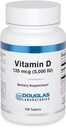 Douglas Laboratories D-vitamiini (5 000 IU) D3-vitamiini täydentää immuuniterveyttä, kalsiumtasoja ja luita* 100 tablettia