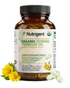 Organic Evening Primrose Oil Supplement, 940 mg 100% Pure 10%: lla GLA: sta, suuri imeytyminen nestemäisiä orgaanisia kapseleita, edistää naisten terveyttä ja ihon terveyttä, kylmäpuristus, 60