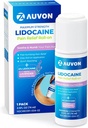 AUVAN Lidokaiini Roll-On with Essential Oil, Ei Mess Applicator, Max Strength Lidokaiini,Numb & Soothe Pain Relief for Knees, Olkapäät, FSA/HSA Oikeutettu, Laventeli, 2.5 OZ, 1 Pack