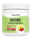 NaturalSlim Magicmag Pure Magnesium Citrate Powder Stressi, Ummetus, Lihas, Heart Health, ja uni tuki ... Vadelma sitruuna Magnesium täydennysosa - 8oz Drink Mix (Solo)