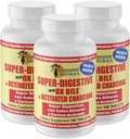 Sunshine Naturals Super Dgestive Supplement. Ox Bile & Active Charcoal for Dgestive Support, Bloating Relief, Gut Cleanse, Nutrient Imeytyminen, ja yleistä hyvinvointia. 100 tablettia 3 kpl pakkaus