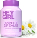 Sweet Dreams Capsules - Natural Sleep Support Melatonin, L-Theanine, Valerian Root, Kamomilla, Lemon Balm - 60 kapselia