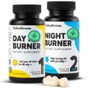 ColonBroom Day & Night Burner lisäravinteet, pillerit naisten / miesten inuliini, L-karnitiini, Coenzyme Q 10, Grain Paradise ja enemmän, Colon Broom 60 Vegaani kapselit per kontti