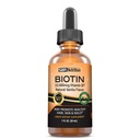 MAX Imeytyminen Biotin Liquid Drops, 10000mcg Biotin Per Serving, 60 tarjoilu, Ei keinotekoisia säilöntäaineita, vegaaninen Friendly, tukee tervettä hiusten kasvua, vahvat kynnet ja hehkuva iho, Valmistettu USA