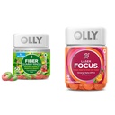 Olly Fiber Gummy Rings 50ct & Laser Focus Gummy 36