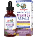 MARYRUTH D3-vitamiini nestetippa Megadose 4000 IU UDA Organic Liquid D-vitamiini Spray aikuisille ja lapsille Immuunituki ja luunterveys Vegaanit Gluteeniton
