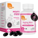 Zahler Mighty Mini prenatal-vitamiini DHA & Folate - Certified Kosher - Kaikki luonnolliset prenataali vitamiinit - Multivitamiini raskaana oleville naisille - 19 Prenataali vitamiinit mukaan lukien Foolihappo (90 Softgels)