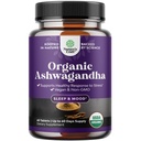 High Strength Organic Ashwagandha Lisäravinteet - Ashwagandha Organic Tabletit mielialan tukea & Hormoni Balance naisille & miehet - juuriuutejauhetta mustapippuri parempaan imeytymiseen - 60 Ct