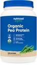 Nutricost Organic Pea Protein Isolate Powder (2LBS) - Mautonta, Certified USDA Organic, Protein from Plants, Kasvissyöjä Ystävällinen, Gluteeniton, Ei GMO:ita