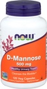 Now Foods D-Mannose, 120 Caps 500 mg (paketti 3)