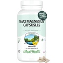Magnesiumkapselit - Energiatuotanto - Lihas-Nerve Terveys - Luutuki - Magnesiumlisä magnesiumoksidista, magnesium Glycinate Chelate ja magnesiumsitraatti - 180 Count by Maxi Health