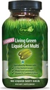 Irwin Naturals Women's Living Green Liquid-Gel Multi - 120 Liquid Softgels - Sisältää 70 olennaista ravintoainetta, vitamiineja ja kivennäisaineita
